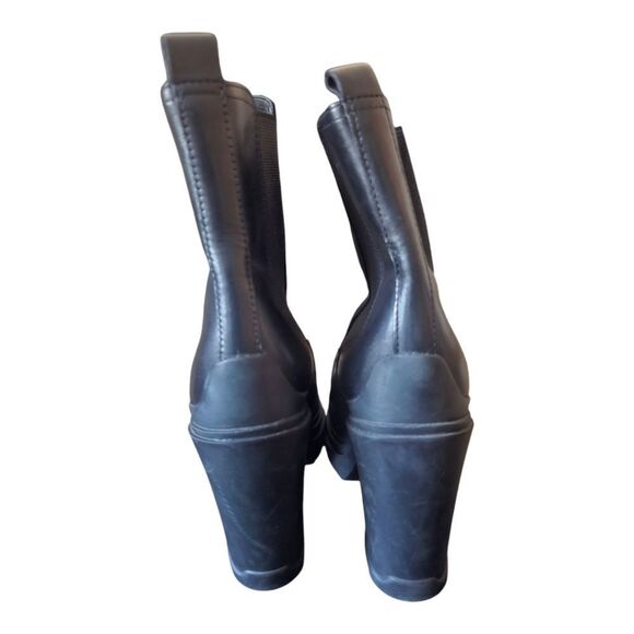 MARC FISHER LTD "Ramio" Black Leather Heeled Chelsea‎ Boot  - Size 9 - Picture 4 of 9